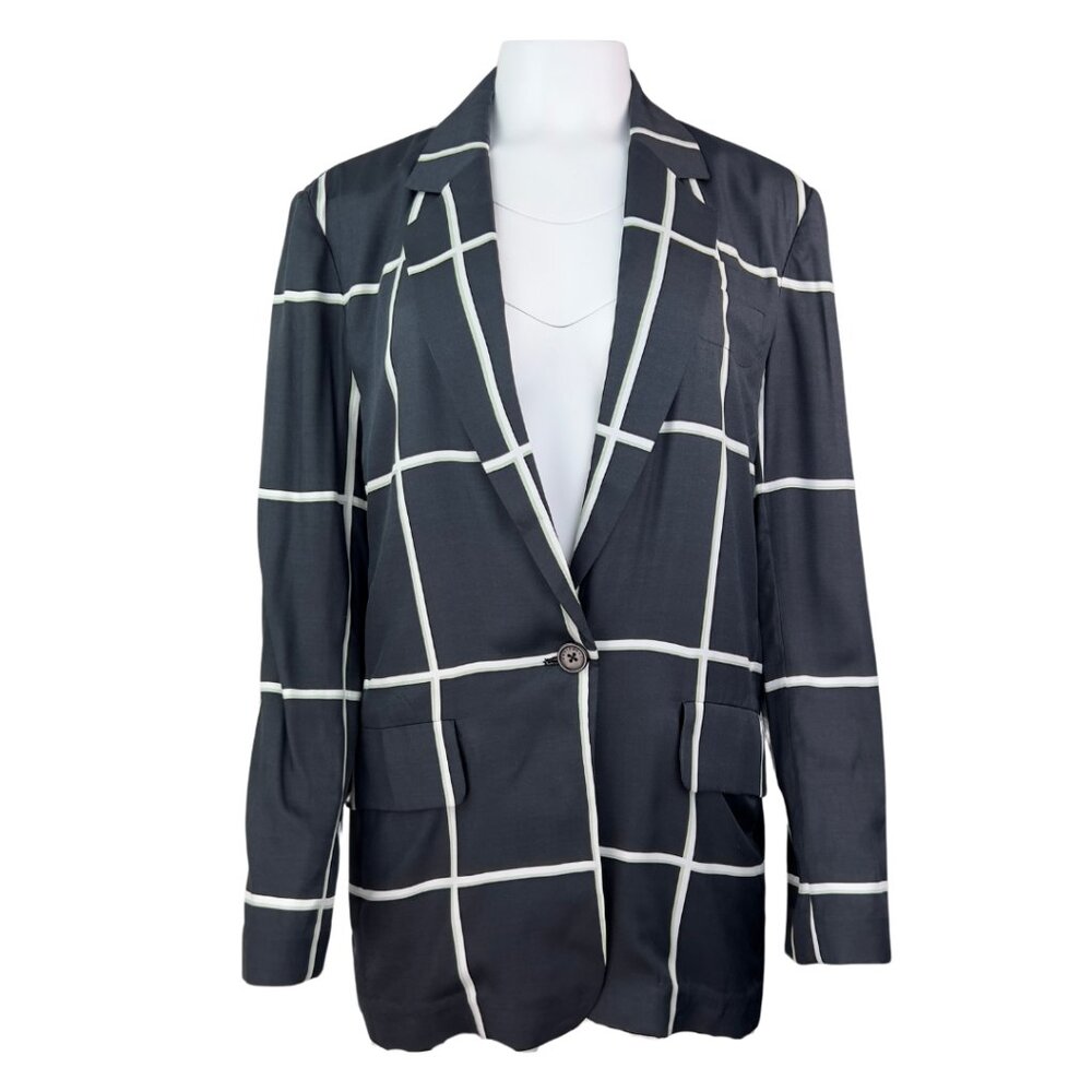 Equipment Windowpane Check Blazer
